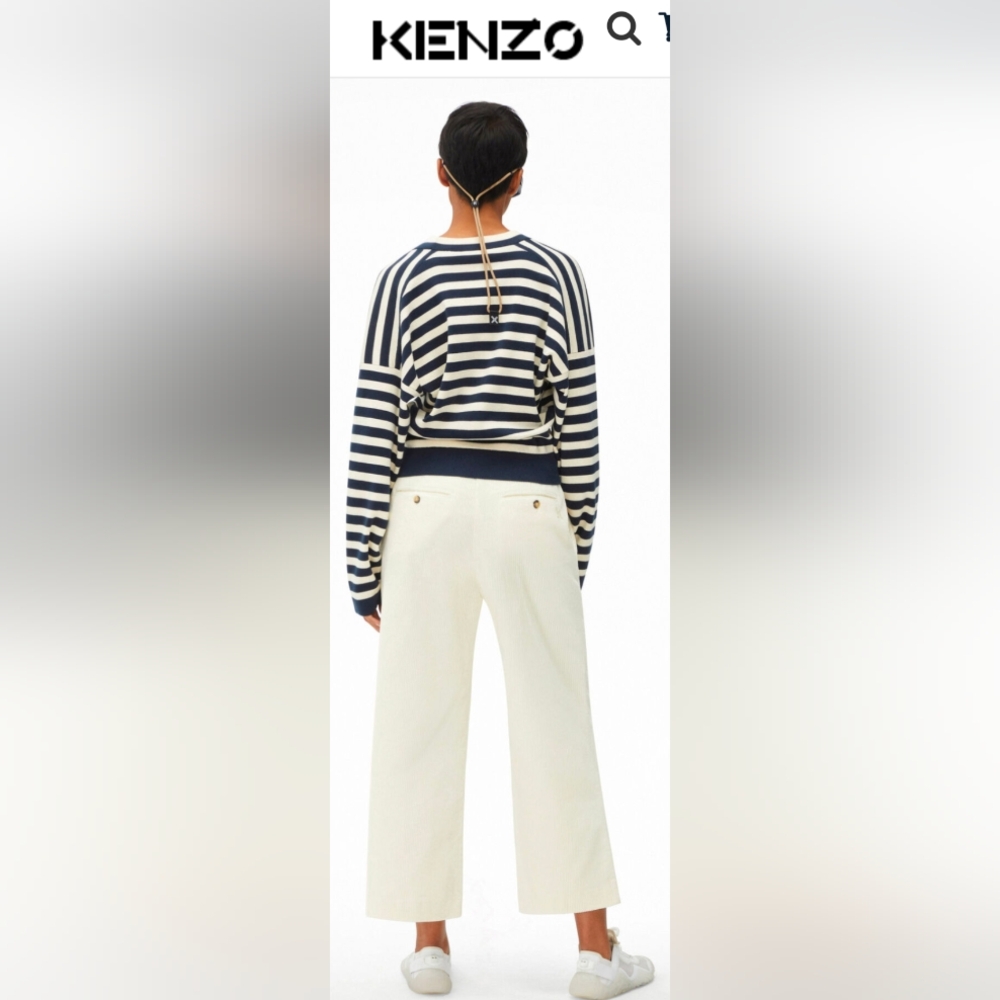 Kenzo Tiger Crest striped Cardigan